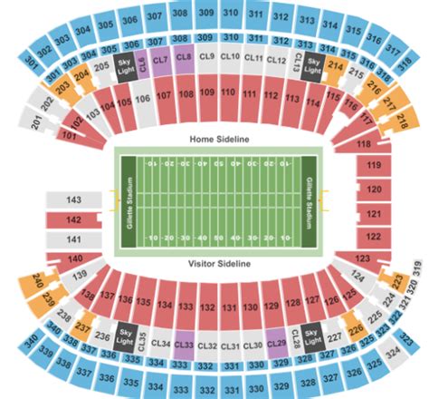 Gillette Stadium Seating Chart Kenny Chesney – Two Birds Home