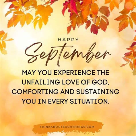 28 Beautiful September Blessings: Images & Quotes | Think About Such Things