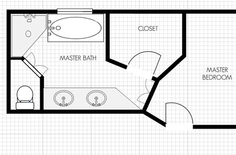 Master Bathroom Floor Plans With Dimensions - Artcomcrea