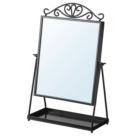 KARMSUND table mirror, black, 105/8x167/8" - IKEA