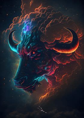 'Steady Cloud Taurus' Poster by Hatless Luffy | Displate