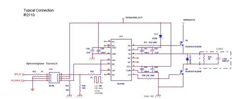 Typical connection of IR2110 | Forum for Electronics