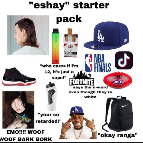 teenage eshay starter pack | /r/starterpacks | Starter Packs | Know ...