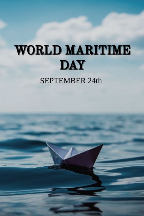 World Maritime Day Template | PosterMyWall