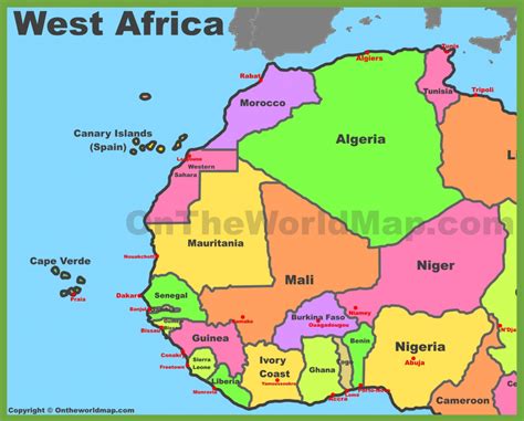 Printable Map Of Africa With Countries And Capitals - Printable Maps