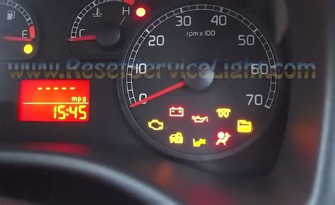 Reset airbag indicator Fiat Punto – Reset service light, reset oil life ...