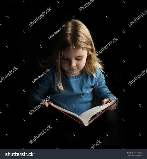 Little Girl Reading Book Stock Photo 404718691 | Shutterstock