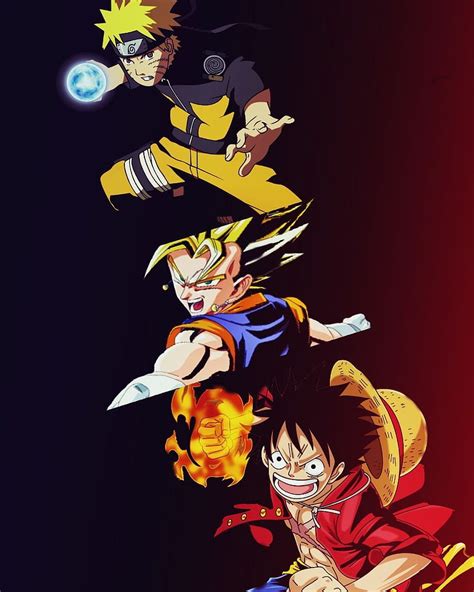 271 Wallpaper Naruto Luffy Goku Images & Pictures - MyWeb