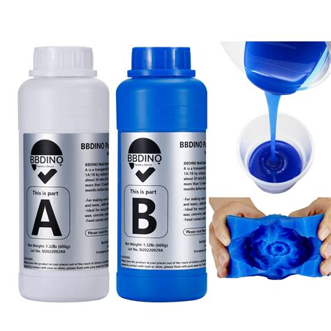 Buy BBDINO Silicone Mould Making Kit, Liquid Silicone for Mould Making ...