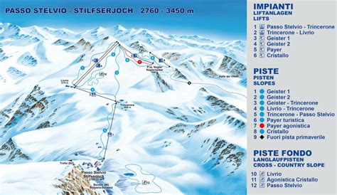 Passo Stelvio Trail Map | OnTheSnow