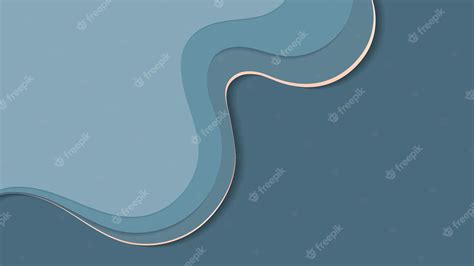 Premium Vector | Abstract blue curve background vector