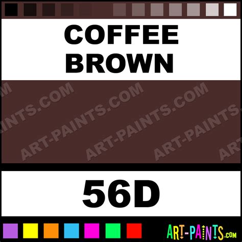 Coffee Brown Radiant Watercolor Paints - 56D - Coffee Brown Paint ...