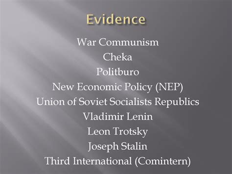 Consolidation of Bolshevik Power in Russia - ppt download