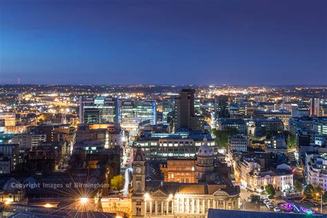 Images of Birmingham Photo Library A night view of Birmingham city ...