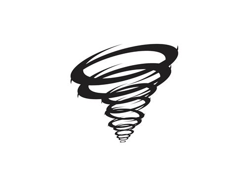 Tornado symbol vector illustration 596461 Vector Art at Vecteezy