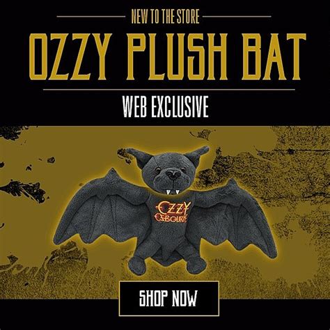 Ozzy Osbourne selling plush bat with detachable head to celebrate ...