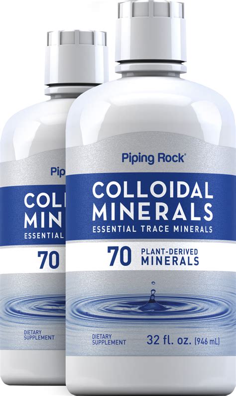 Colloidal Mineral Supplements | Buy Colloidal Minerals | Piping Rock ...