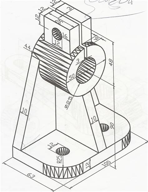 Manufacturing Drawing Examples - Manufacturing Drawings Drawing ...