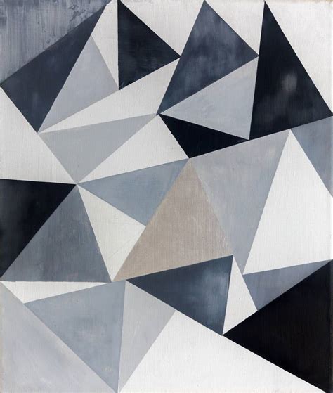 GAME OF THE TRIANGLES Painting by Dominik Kozaric | Saatchi Art