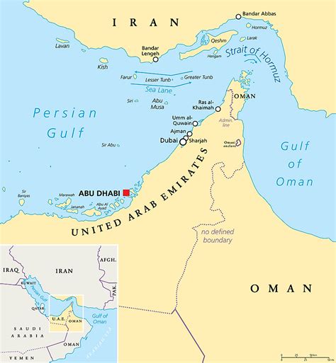 Strait Of Hormuz - WorldAtlas