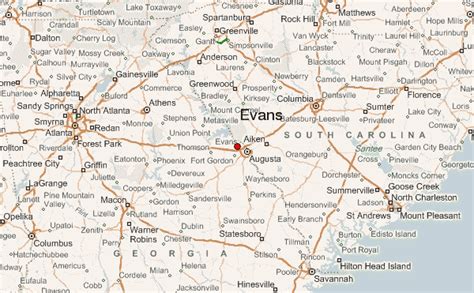 Evans, Georgia Location Guide