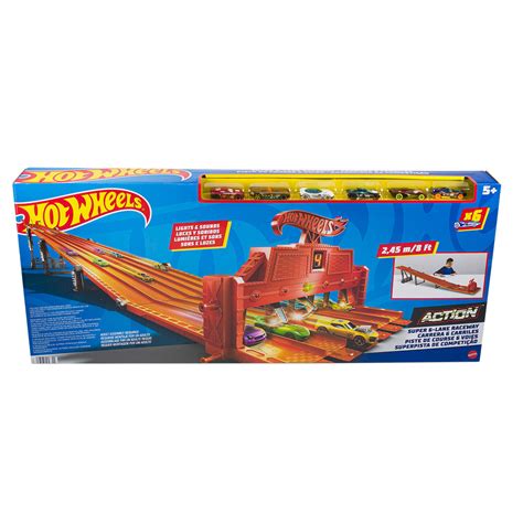 Wholesale Hot Wheels Super 6 Lane Raceway Playset- 8ft