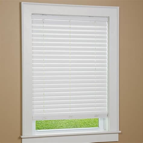 Cordless Faux Wood Window Blinds