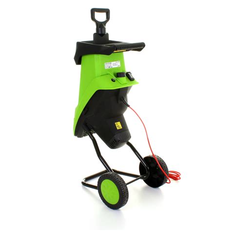 2500W Garden Shredder Electric Mulcher Outdoor Chipper Powerful Compost ...