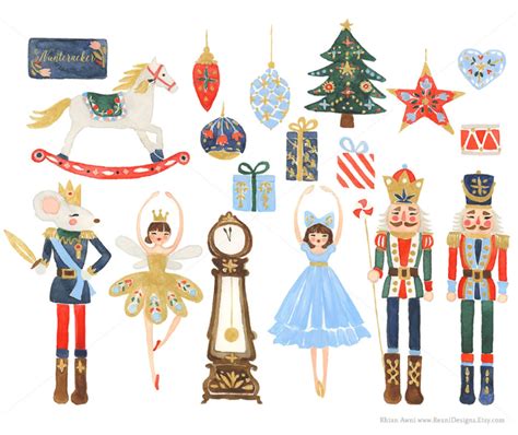 Nutcracker Clip Art for Personal and Commercial Use - Etsy | Nutcracker ...