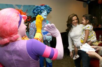 Leah Remini and daughter Sofia at The Doodlebops concert in CA