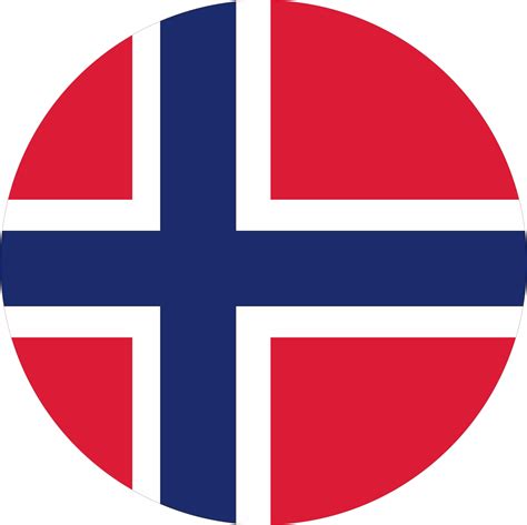 Norway flag round shape PNG 22102490 PNG