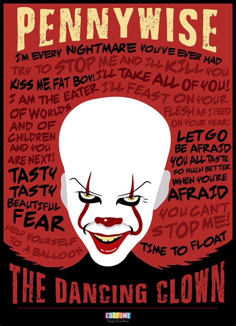 Pennywise Quotable Poster | Costume Supercenter Blog | Pennywise ...