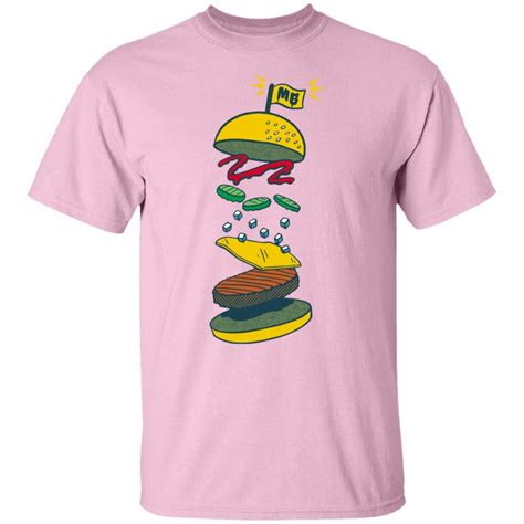 MrBeast Merch Mrbeast Burger All The Way Tee - Spoias