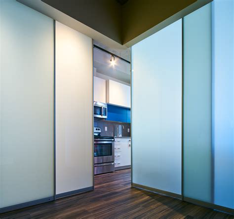 Room Dividers - Modern Glass Sliding Room Dividers