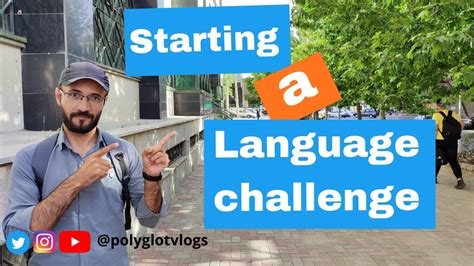 Polyglot starts a Language Challenge (Learning Hindi) - YouTube