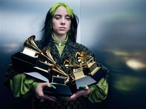 Billie Eilish by Robby Klein at the 62nd Annual Grammy Awards on ...