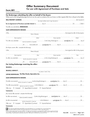 Orea Form 801 - Fill Online, Printable, Fillable, Blank | pdfFiller