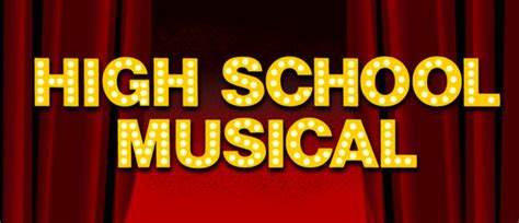 High School Musical Backdrop Projections - Grosh Digital