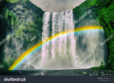 47,589 Waterfall With A Rainbow Images, Stock Photos & Vectors ...