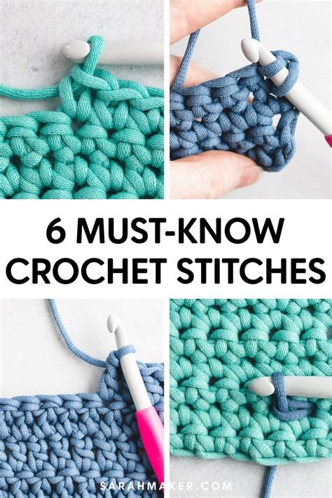 Crochet stitches – Artofit