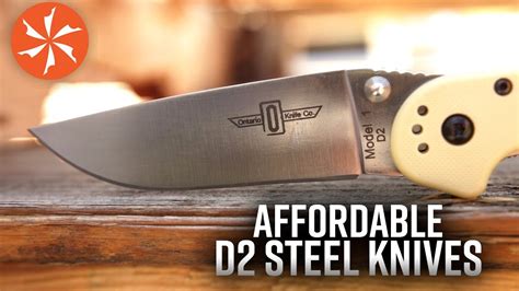 Best D2 Steel Knives for $50 Available at KnifeCenter.com - YouTube