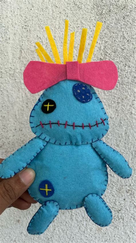 Felt Scrump Doll | Felt dolls, Felt ornaments, Felt crafts diy