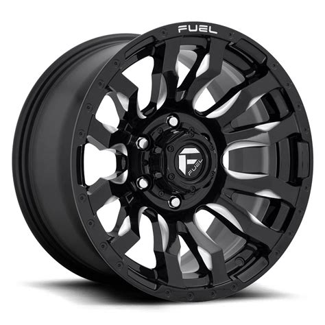 Fuel 1PC D673 Blitz Gloss Black Milled Wheel 18" x 9" | Ford F-150 2021 ...