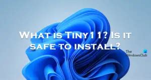 What is Tiny11? Is it safe to install?