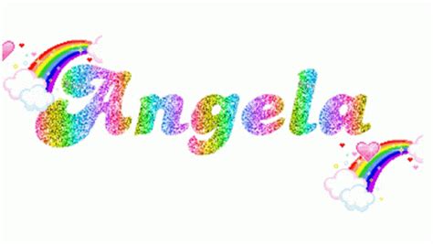 Angela Namegif GIF - Angela Namegif Rainbow - Discover & Share GIFs