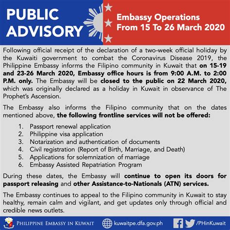 Philippine Embassy in Kuwait on Twitter: "For those who are asking ...