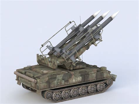 SA-6 Gainful Missile System 3D model Download for Free