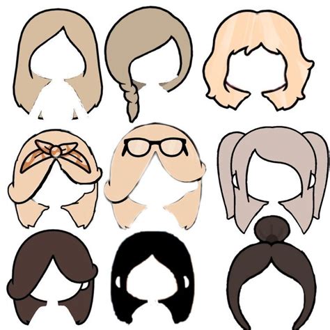 🐸Choose Hair For Characters☘️ | Desenho de cabelo, Desenhos boca ...