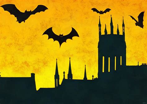 castle, small bat, bats, vampire, halloween, night, scary, dusk, flight,