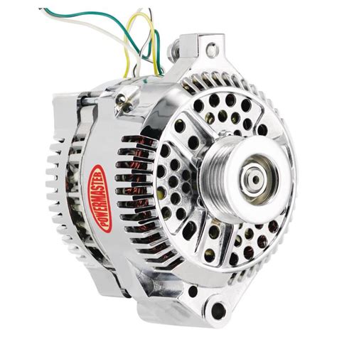 Powermaster Alternator 37759; 200 Amp Chrome 3G for Ford | eBay